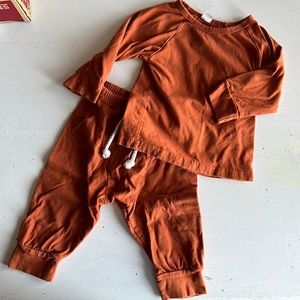 Rust Orange Outfit for Baby